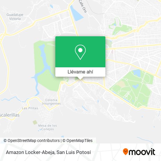 Mapa de Amazon Locker-Abeja
