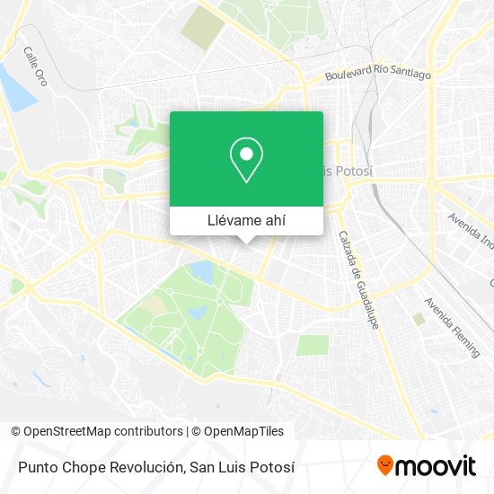 Mapa de Punto Chope Revolución