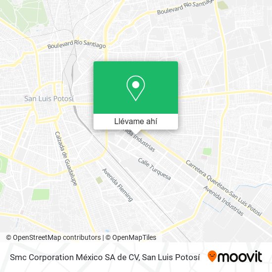 Mapa de Smc Corporation México SA de CV