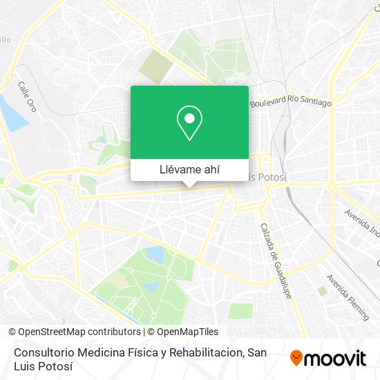 Mapa de Consultorio Medicina Física y Rehabilitacion