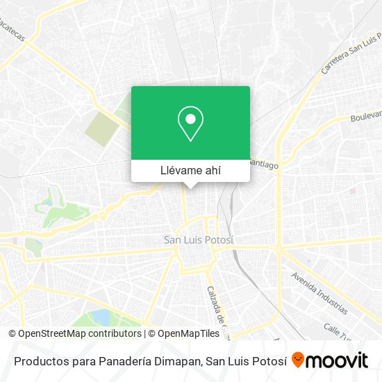 Mapa de Productos para Panadería Dimapan