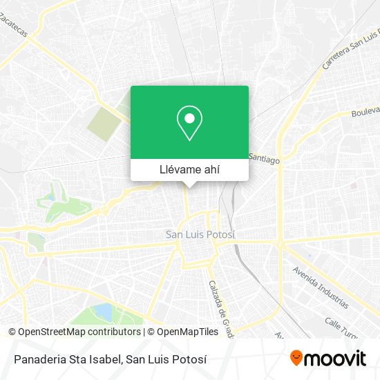 Mapa de Panaderia Sta Isabel