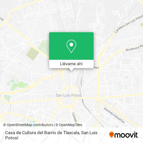 Mapa de Casa de Cultura del Barrio de Tlaxcala