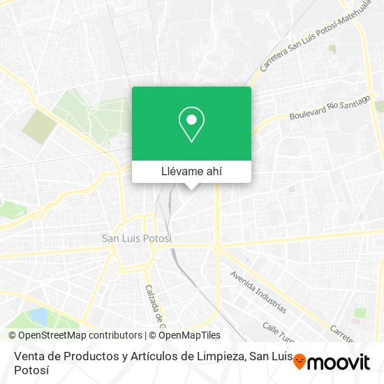 Mapa de Venta de Productos y Artículos de Limpieza