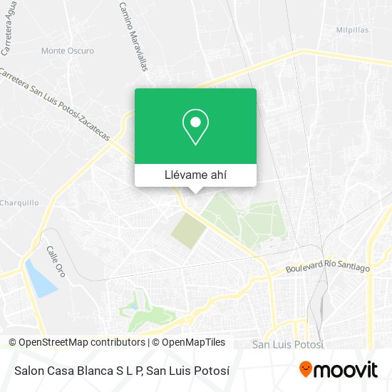 Mapa de Salon Casa Blanca S L P