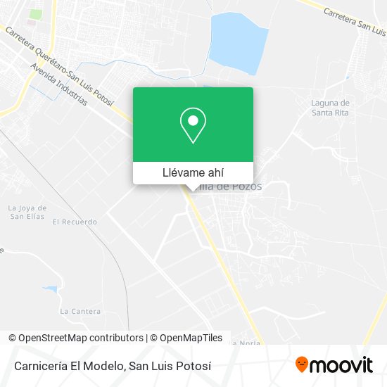 Mapa de Carnicería El Modelo