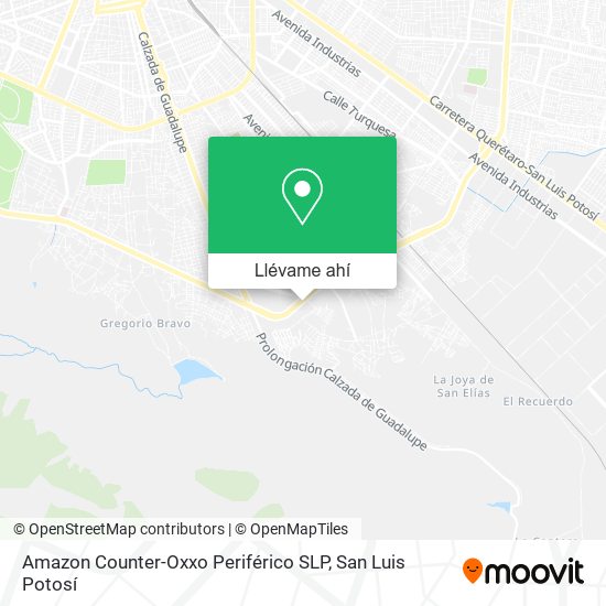 Mapa de Amazon Counter-Oxxo Periférico SLP