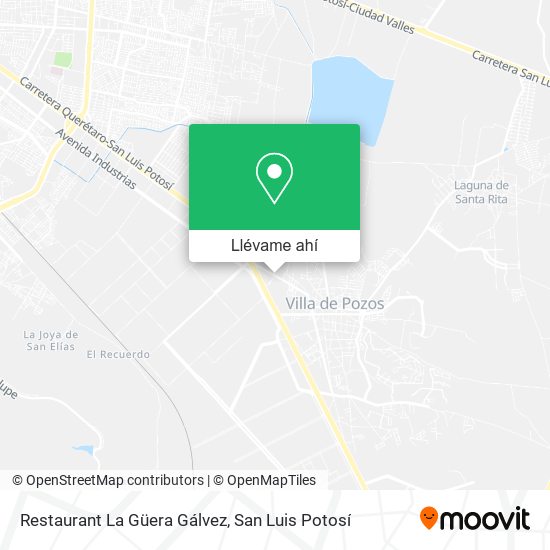 Mapa de Restaurant La Güera Gálvez
