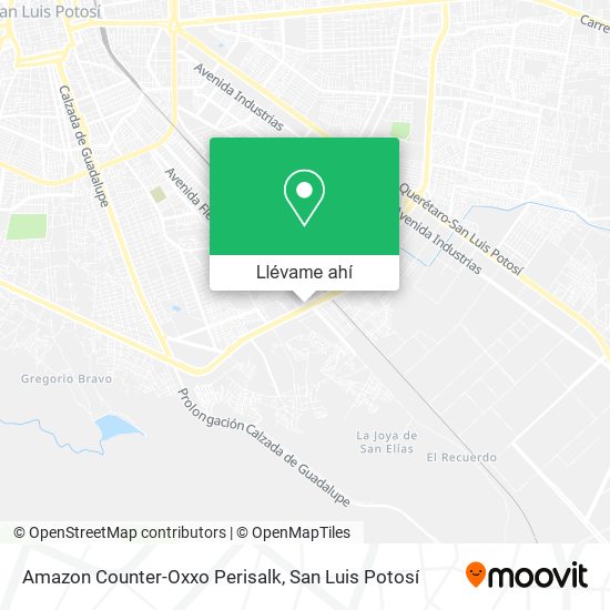 Mapa de Amazon Counter-Oxxo Perisalk