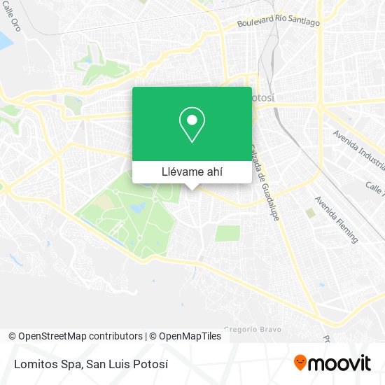 Mapa de Lomitos Spa