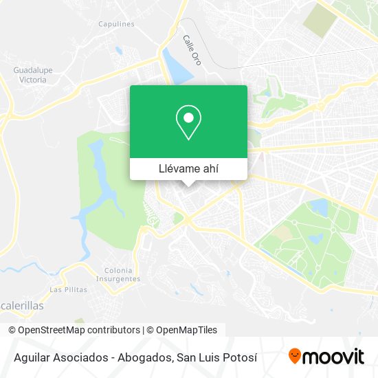 Mapa de Aguilar Asociados - Abogados