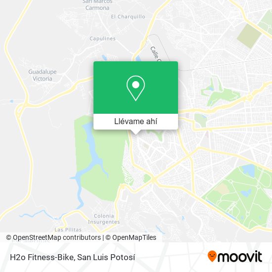 Mapa de H2o Fitness-Bike