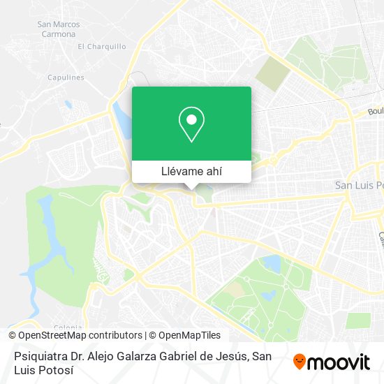 Mapa de Psiquiatra Dr. Alejo Galarza Gabriel de Jesús