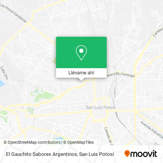 Mapa de El Gauchito Sabores Argentinos
