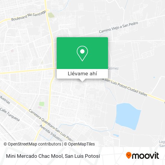 Mapa de Mini Mercado Chac Mool