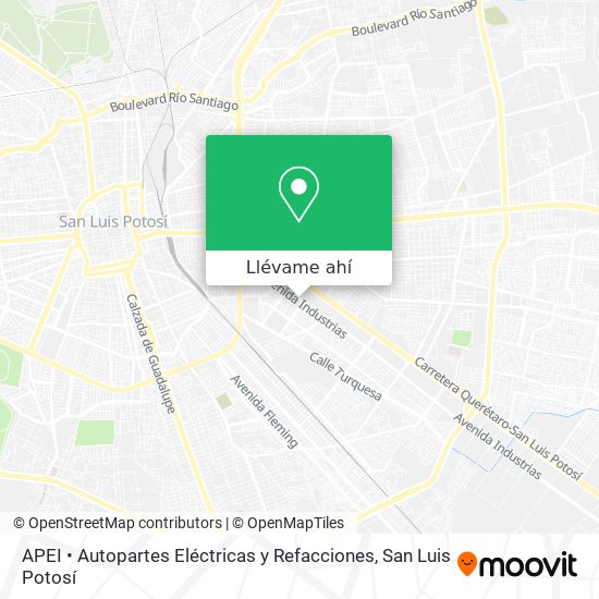 Mapa de APEI • Autopartes Eléctricas y Refacciones