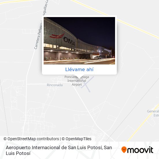 Mapa de Aeropuerto Internacional de San Luis Potosí