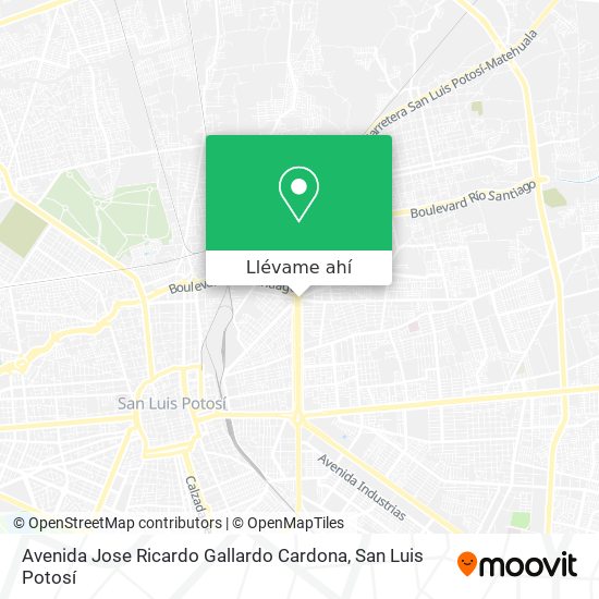 Mapa de Avenida Jose Ricardo Gallardo Cardona