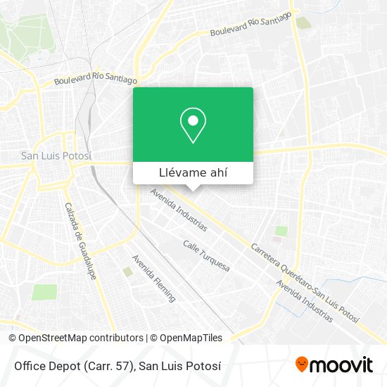 Cómo llegar a Office Depot (Carr. 57) en San Luis Potosí en Autobús?