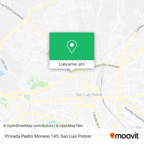 Mapa de Privada Pedro Moreno 145