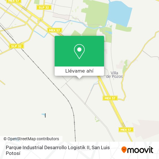 Mapa de Parque Industrial Desarrollo Logistik II
