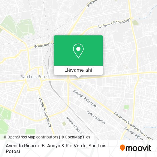 Cómo llegar a Avenida Ricardo B. Anaya & Rio Verde en Soledad De Graciano  Sánchez en Autobús?