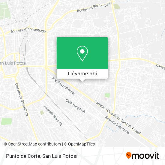 Cómo llegar a Punto de Corte en San Luis Potosí en Autobús?