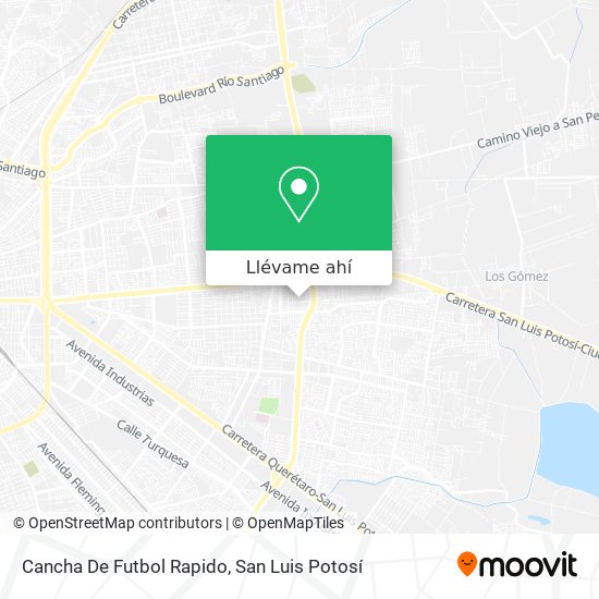 Mapa de Cancha De Futbol Rapido