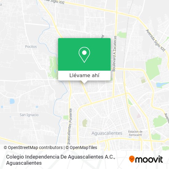 Mapa de Colegio Independencia De Aguascalientes A.C.