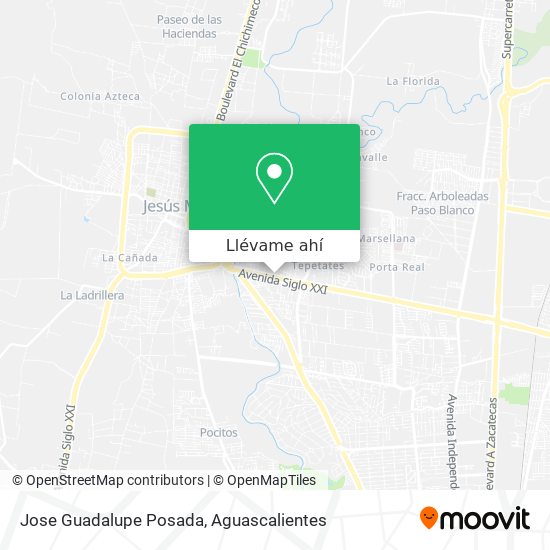 Mapa de Jose Guadalupe Posada