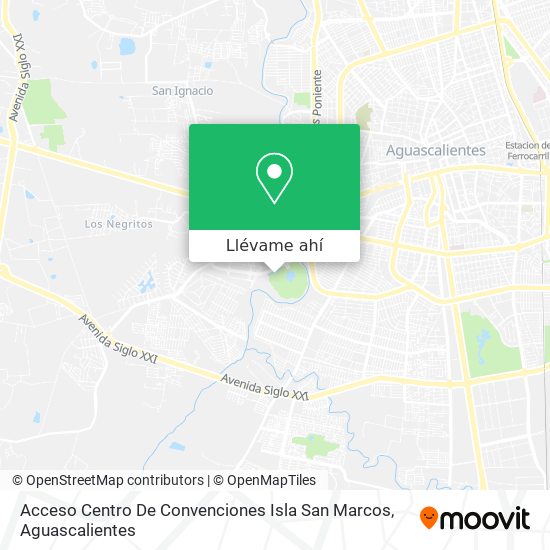 Mapa de Acceso Centro De Convenciones Isla San Marcos