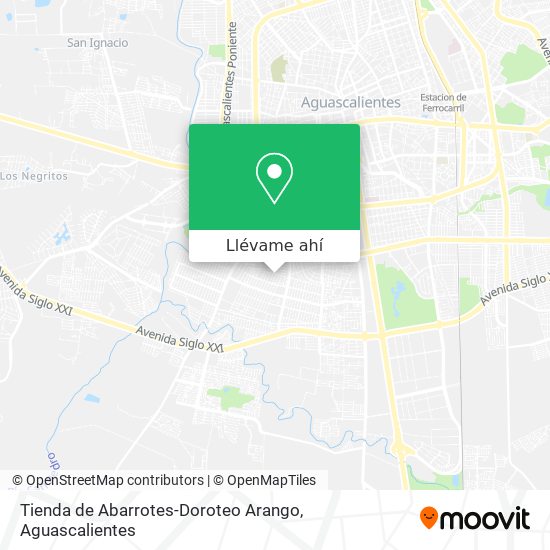 Mapa de Tienda de Abarrotes-Doroteo Arango