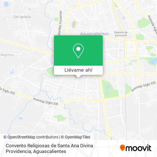 Mapa de Convento Religiosas de Santa Ana Divina Providencia