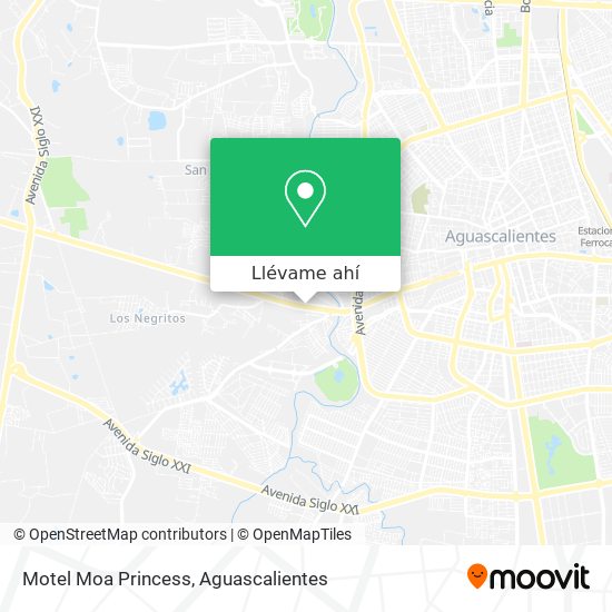 Mapa de Motel Moa Princess