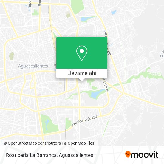 Mapa de Rosticeria La Barranca
