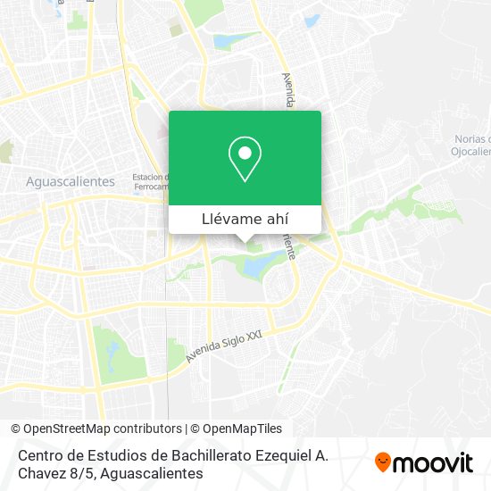 Mapa de Centro de Estudios de Bachillerato Ezequiel A. Chavez 8 / 5