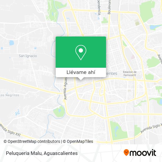 Mapa de Peluqueria Malu