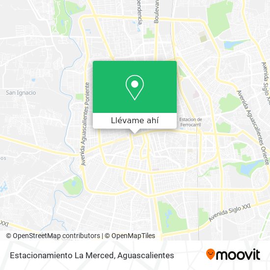 Mapa de Estacionamiento La Merced