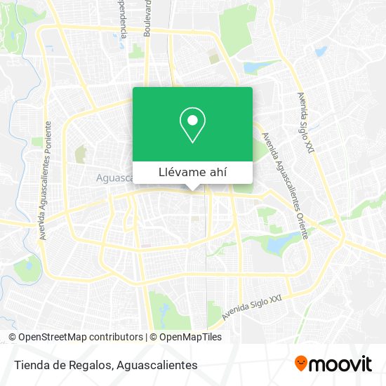 Mapa de Tienda de Regalos