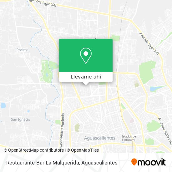 Mapa de Restaurante-Bar La Malquerida