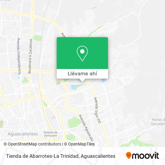 Mapa de Tienda de Abarrotes-La Trinidad