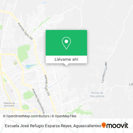 Mapa de Escuela José Refugio Esparza Reyes