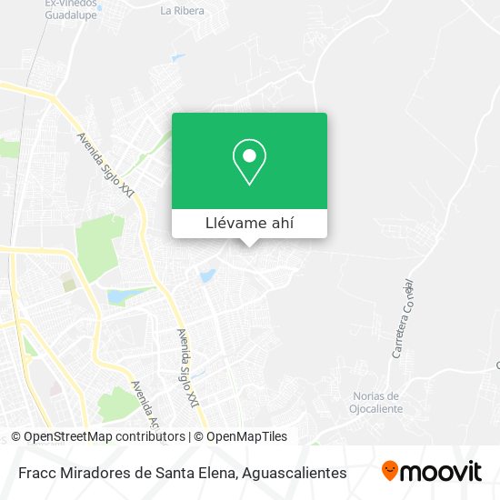 Mapa de Fracc Miradores de Santa Elena