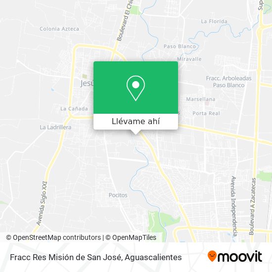 Mapa de Fracc Res Misión de San José