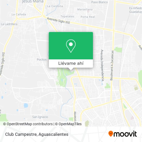 Cómo llegar a Club Campestre en Aguascalientes en Autobús?