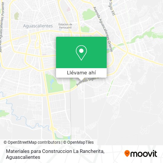 Mapa de Materiales para Construccion La Rancherita