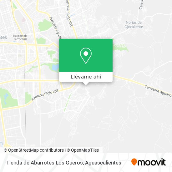 Mapa de Tienda de Abarrotes Los Gueros