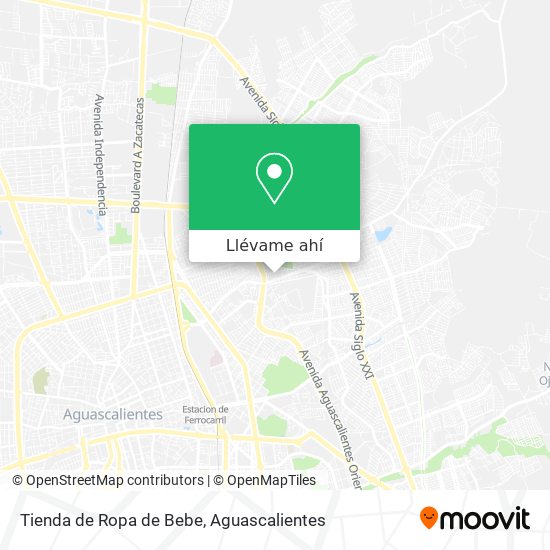 Cómo llegar a Tienda de Ropa de Bebe en Aguascalientes en Autobús?