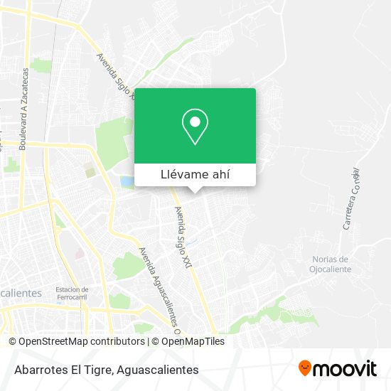 Mapa de Abarrotes El Tigre