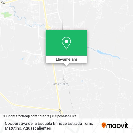 Mapa de Cooperativa de la Escuela Enrique Estrada Turno Matutino